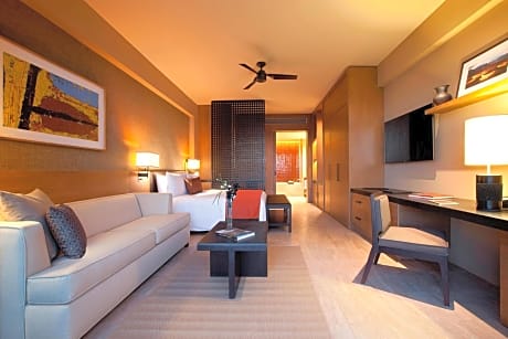 Guest room, 1 King Bed, Resort view, Ground floor, Terrace level   