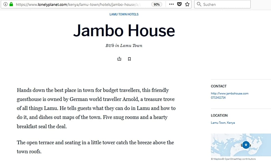 JamboHouse Lamu