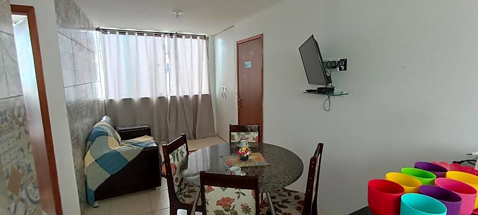 Apartamento lindo, completo e de frente para o mar