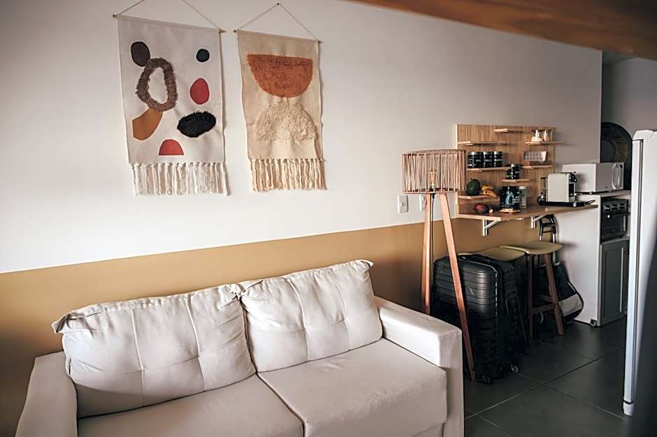 Loft beira-mar com frente e vista para o mar