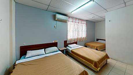 Family (1 Double Bed + 2 Single Beds)