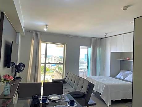 Apartamento Águas Claras, 13⁰ andar, nascente. Vista livre. Wi-Fi veloz. Academia e piscina.
