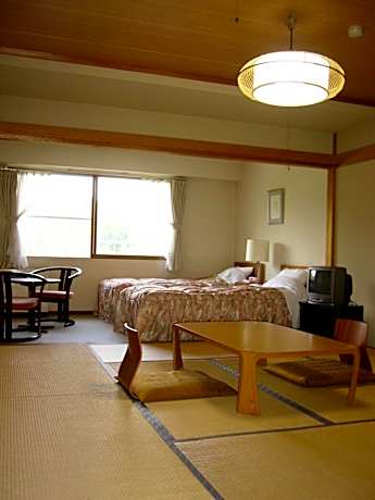 Japanese-Style Room with Tatami Area and Shared Bathroom