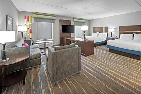 Queen Studio Suite with Two Queen Beds - Non-Smoking