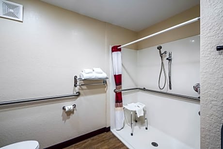 ADA Accessible King with Roll-In Shower Smoke-Free