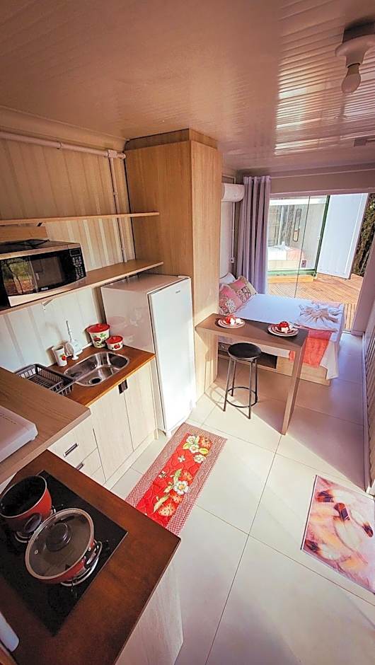 Pousada Jardim Encantado - Suítes em Container na cidade do Cristo Protetor - Encantado RS