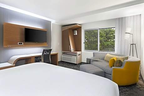 King Room with Sofa Bed and Roll-in Shower - Mobility and Hearing Accessible