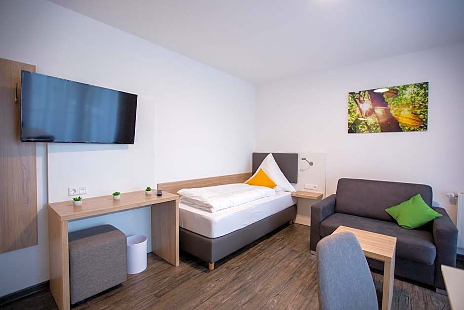 Schoko-Apartments mit Bad & Küche