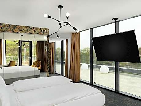 Executive room with One Double Bed and Sofa
