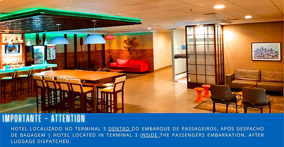 TRYP BY WYNDHAM São Paulo Airport - Hotel de Transito Terminal 3 -Lado Ar - Área restrita á passageiros já embarcados - Piso 1