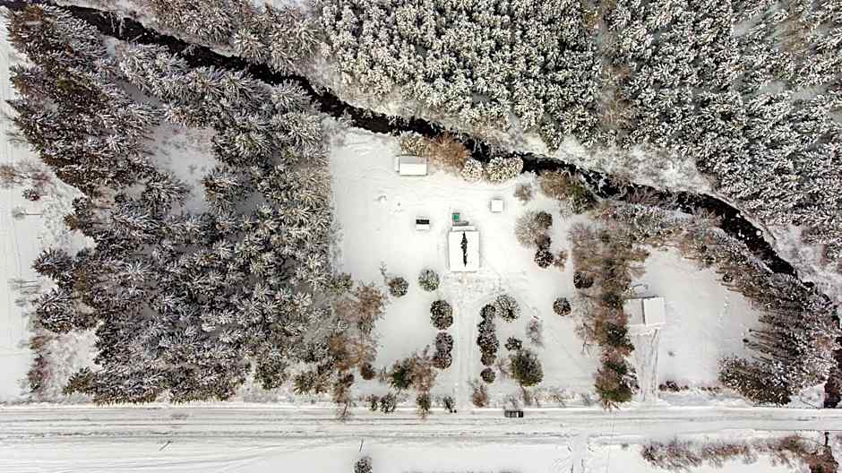 Les Chalets Tourisma - Chalet en bois rond avec spa - Chalet du 4e