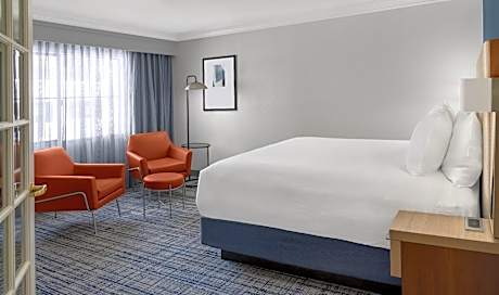 Renovated King Suite, 1 Bedroom 2 room Suite, 1 King, Sofa bed