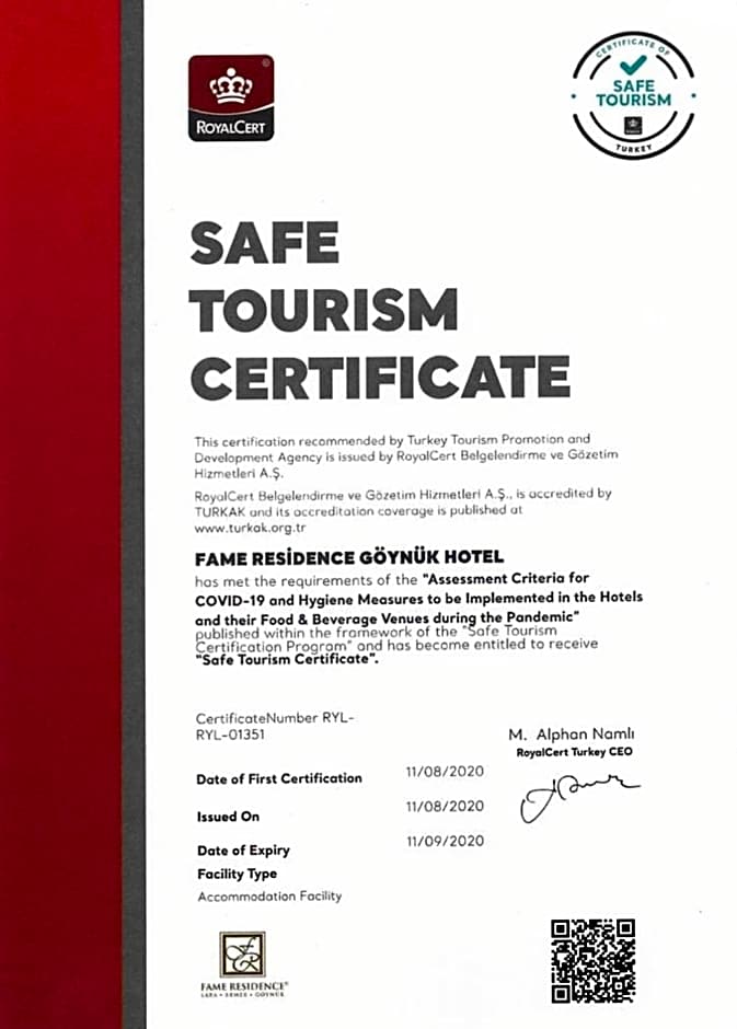 Fame Residence Goynuk