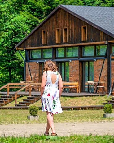 Novosiele Lifestyle Apartments - nad górską rzeką - Strefa relaksu sauna jacuzzi - Bieszczady