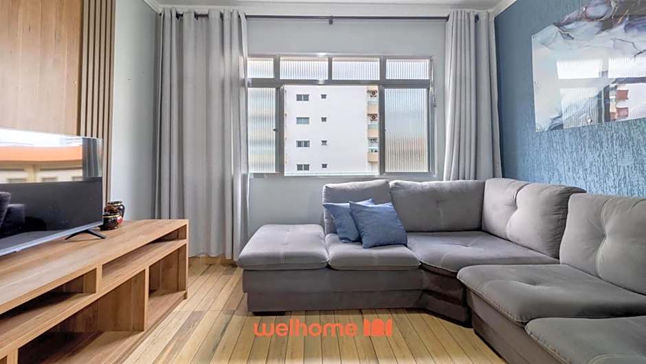 Apartamento a 500m da praia na Praia Grande