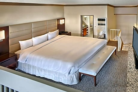 1 KING PRESIDENTIAL SUITE WITH SOFA BED - NS,BI-LEVEL SUITE - COMPLIMENTARY WIFI,2 42 INCH LCD TVS - SWEET DREAMS BEDDING