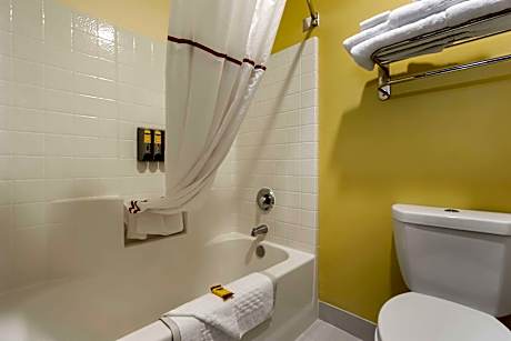 1 King Bed, Non-Smoking, High Speed Internet Access, Deluxe Room, Microwave And Refrigerator, Full B