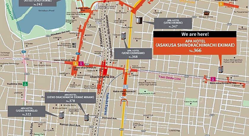 APA Hotel Asakusa Shin Okachimachi Ekimae