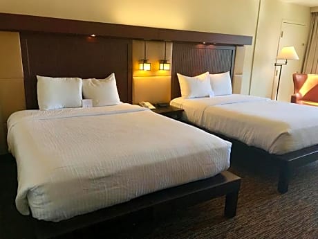 Double Room with Two Double Beds with Garden View