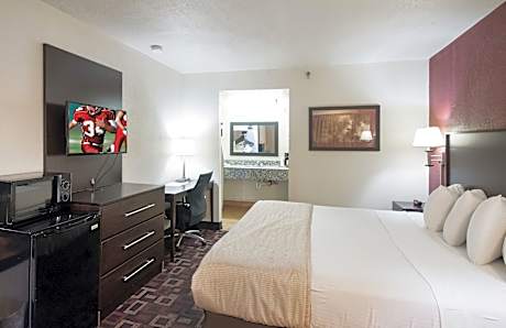 ADA Accessible Queen Bed with Roll-In Shower Non-Smoking