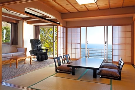 Japanese-Style Corner Suite with Teppanyaki Course Dinner - Sea View