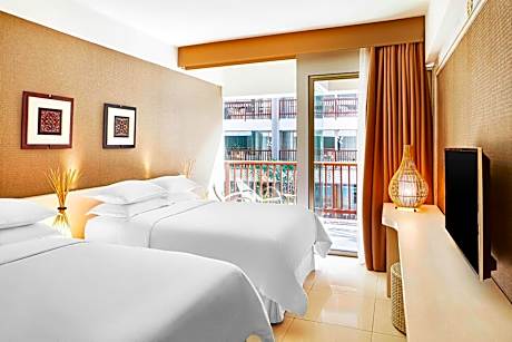 Deluxe Twin Room with Pool View and Free Kids Activity