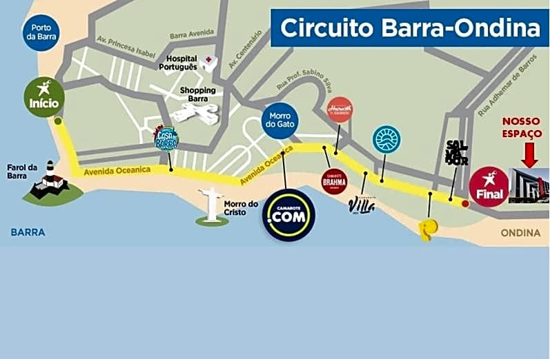 Lindo e Econômico, 2min da praia, perto Farol da Barra