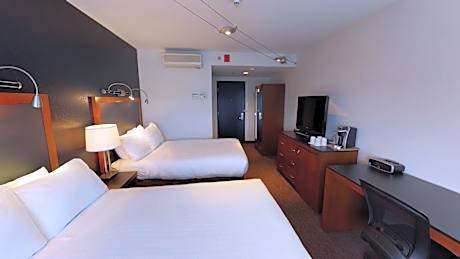 Double Room with Two Double Beds with City View