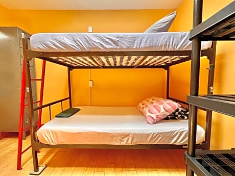 Bed in 4-Bed Female Dormitory Room with Shared Bathroom