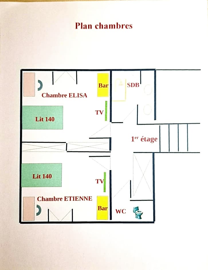 Chambres d'hôtes Elisa & Etienne