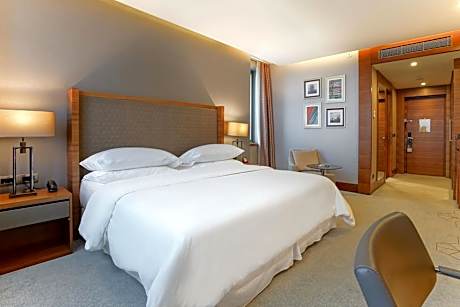 Junior Deluxe, Guest room, King, Harbor view