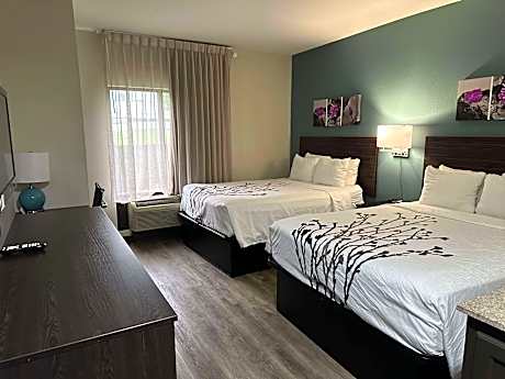 2 Queen Beds Business Room Efficiency Suite Nonsmoking Accessible