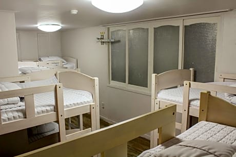 Bed in 10-Bed Male Dormitory Room