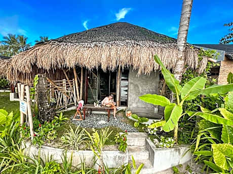 Beachfront Bamboo Cottage.