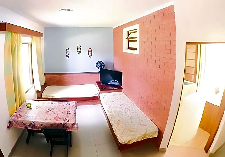 Flat perto de 3 praias com vaga e cozinha completa