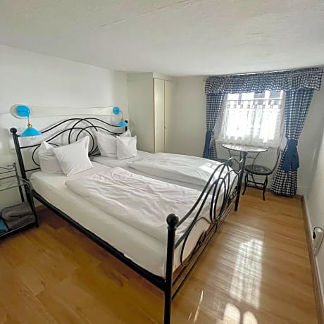 Double Room (ceiling height 6.6 feet) with external shared WC and Shower