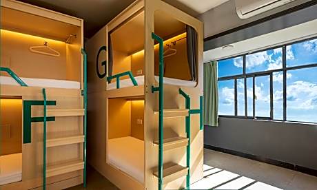 Bed in 8-Bed Female Dormitory Room