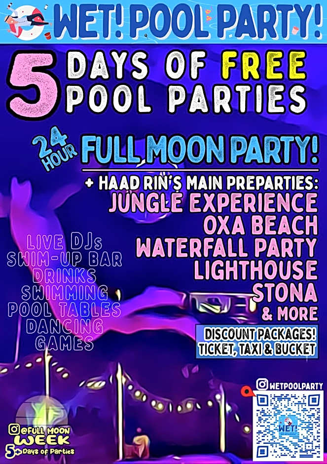 WET! a Pool Party Hostel by Wild & Wandering