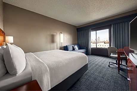 Deluxe King Room with Sofa Bed and View