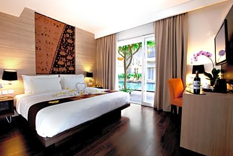 Deluxe Double or Twin Room with Pool Terrace