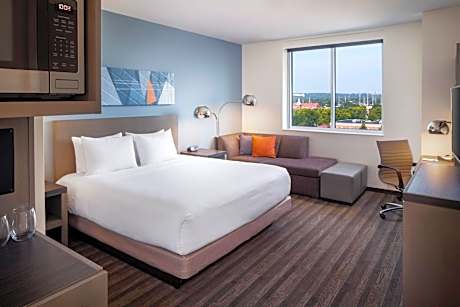 Two-Bedroom Suite One King Bed, Two Queen Beds, Sofa Bed and Kitchen