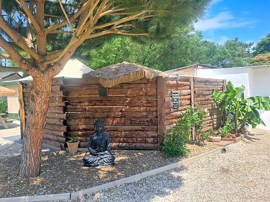 Gîte insolite vue sur le ciel étoilé , cuisine, salle d eau, 2 chambres , proche du zoo de La Palmyre