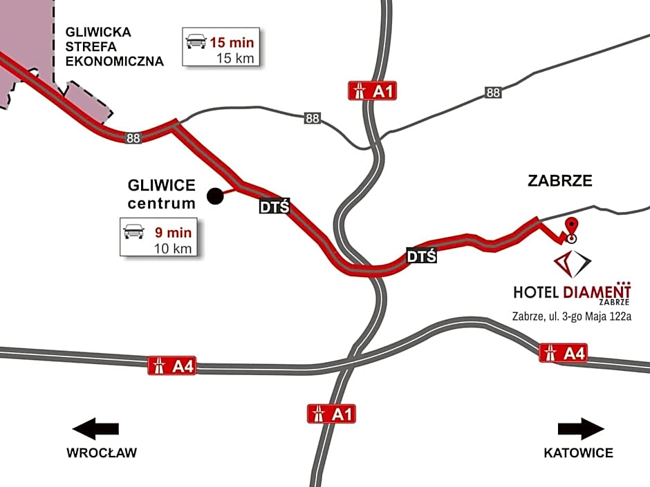 Hotel Diament Zabrze - Gliwice