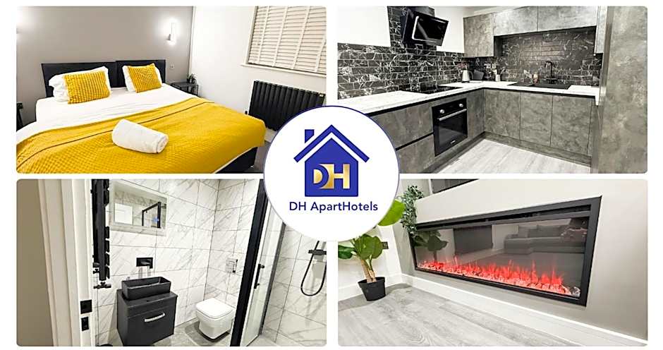 Spacious 2 Bedroom Modern Apartments - Central Location - Free Parking - Smart TV - Washer Dryer - Built for Contractors, Consultants and Work Teams