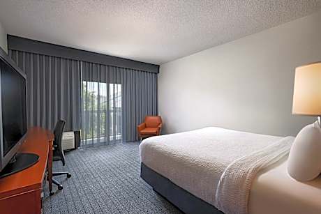 King Room with Roll-in Shower - Mobility Accessible