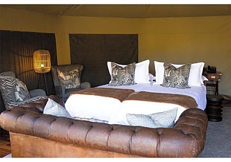 Family Tent with Private Plunge Pool with 2 Game Drives