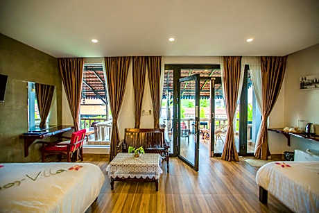 Deluxe Twin Room with Terrace Pool View