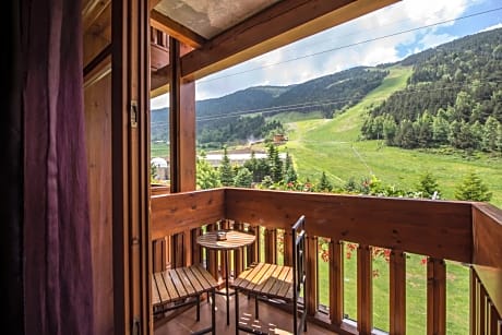 Twin Room with Ski Slopes views
