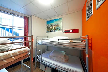 Bed in 4-Bed Mixed Dormitory Room with External Shared Bathroom