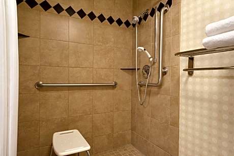 1 King Mobility/Hearing Accessible Ri Shwr